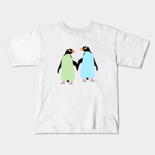 Gay Pride Penguins Kids T-Shirt